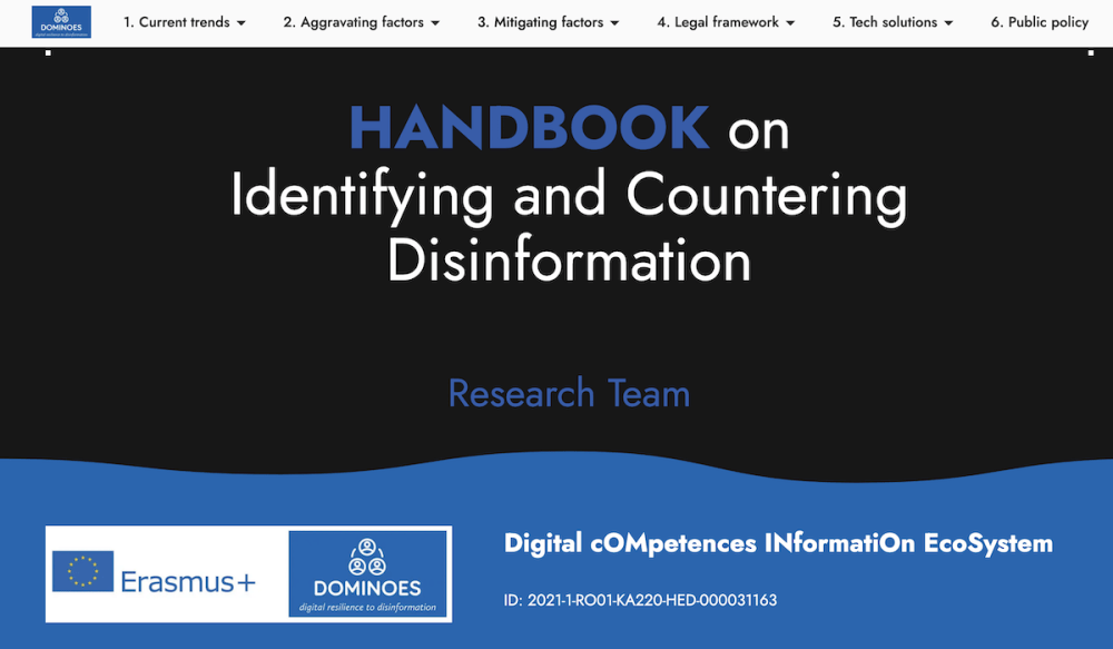 HANDBOOK on Identifying and Countering Disinformation