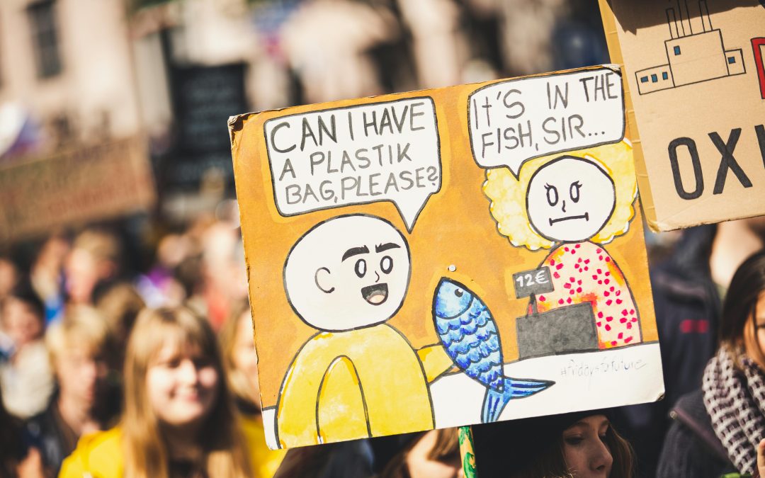 Comic cartoon climate change