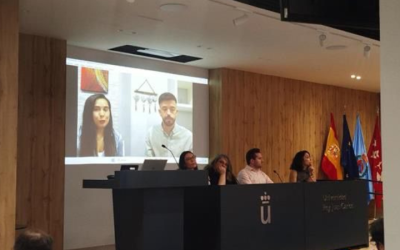 dos miembros de Ciberimaginario participan en el primer encuentro de doctorandos y doctorandas de las facultades de ciencia de la comunicación (URJC,UC3M y UCM) (Endocma 26)