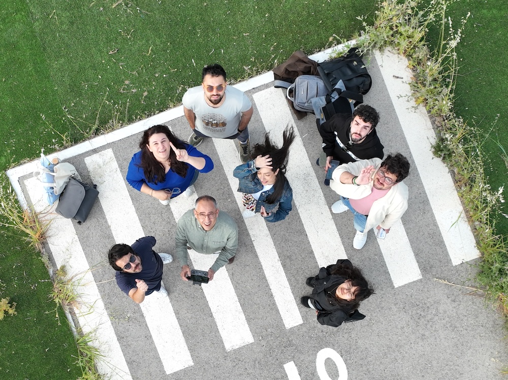 Foto área de los estudiantes del Máster de Periodismo de investigación URJC